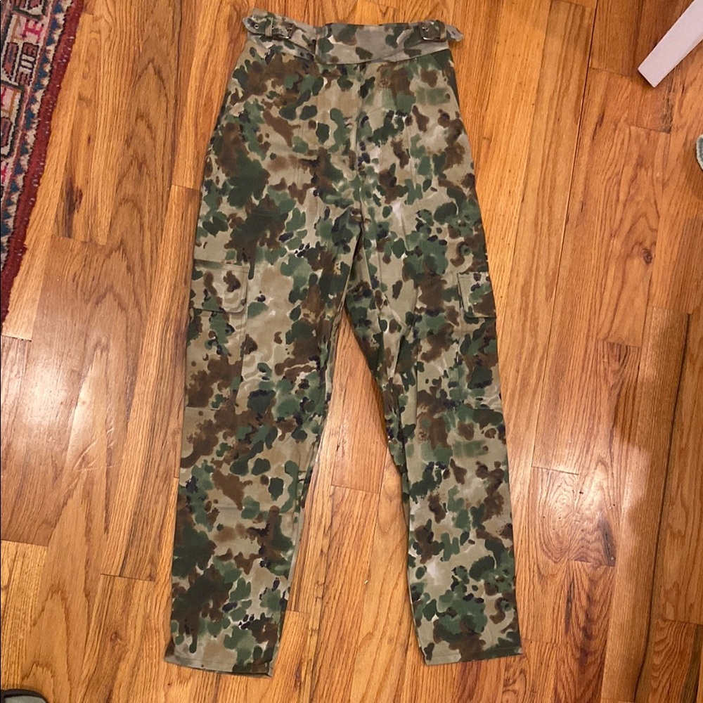 Rachel Comey Camo High-waisted Cargo Pants
